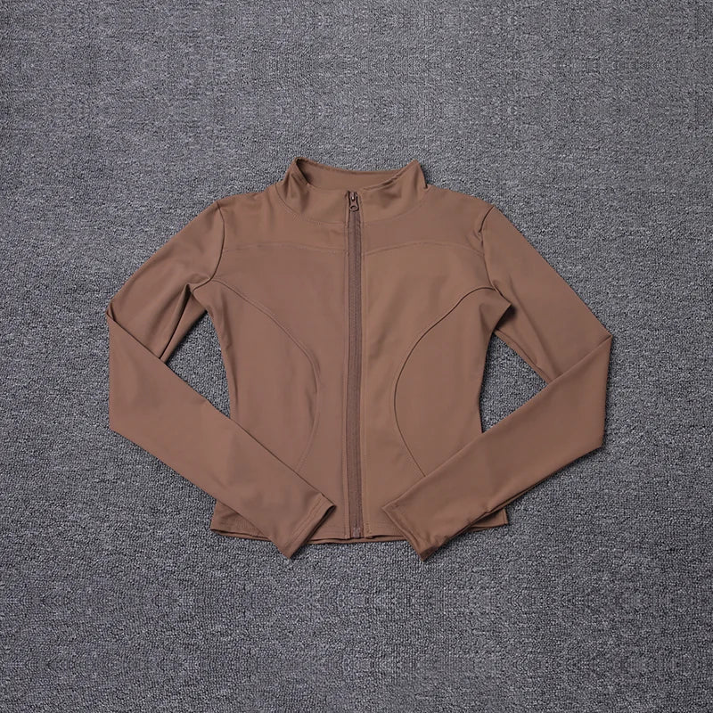 Chaqueta Deportiva Mujer – Manga Larga para Gym y Yoga