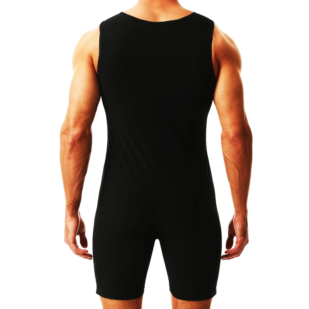 Mono Sauna para Hombre – Traje Sudoración para Gimnasio y Quema de Grasa