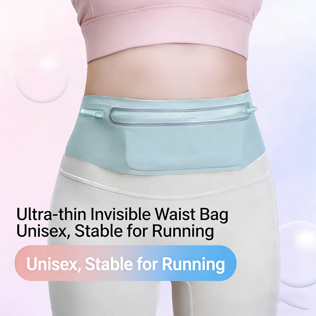 Cinturón de Running Impermeable – Bolsillo Seguro