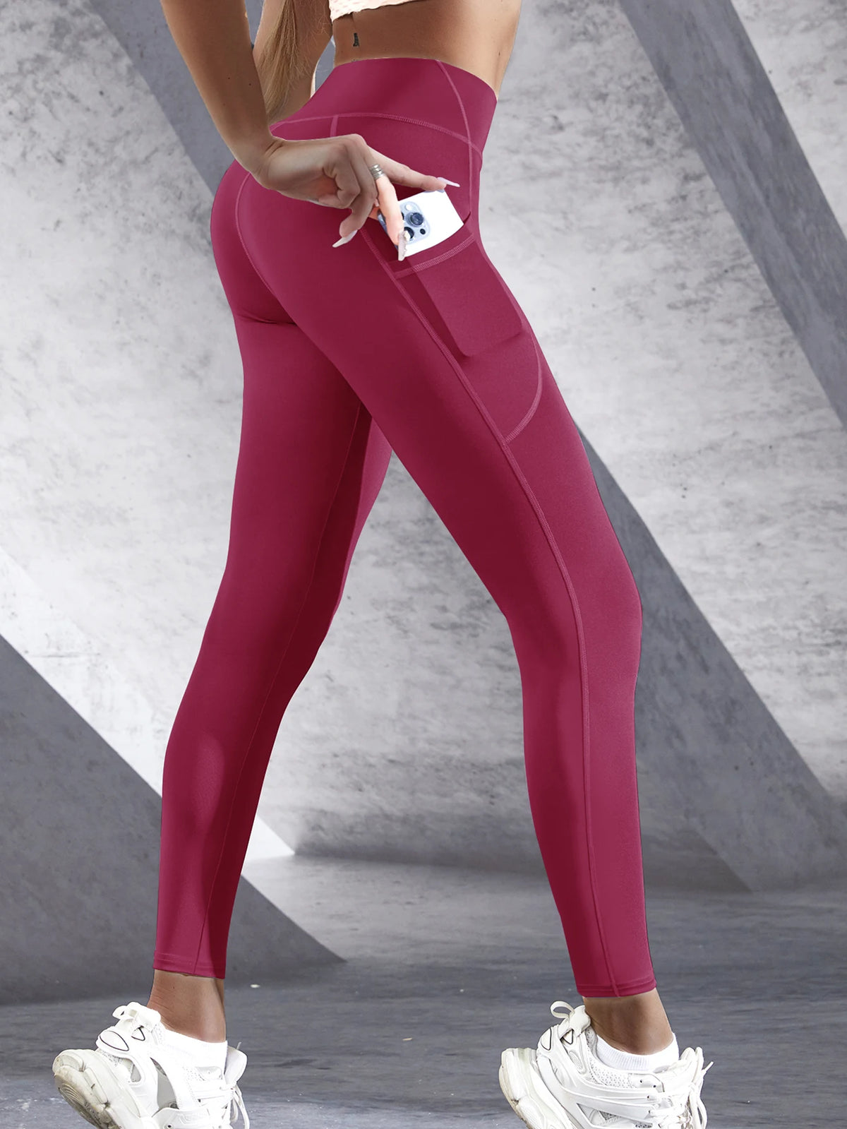 Leggings Deportivos para Mujer con Bolsillos – Cintura Alta para Yoga