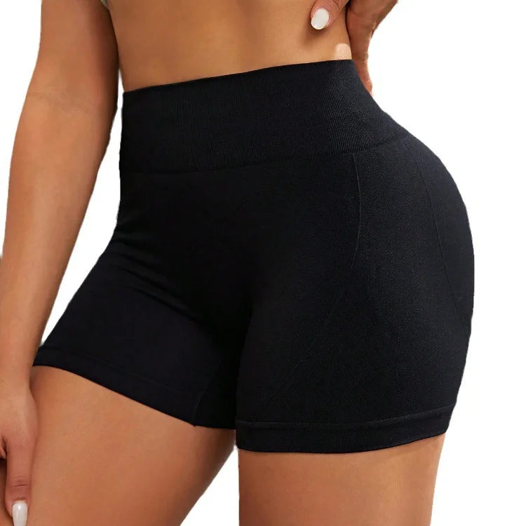 Short Deportivo de mujer de Cintura Alta-Idial para Fitness, Yoga y Ciclismo