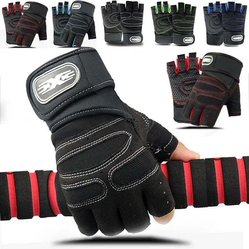 Guantes Deportivos Sin Dedos para Hombre y Mujer – Gimnasio Ciclismo Senderismo Boxeo
