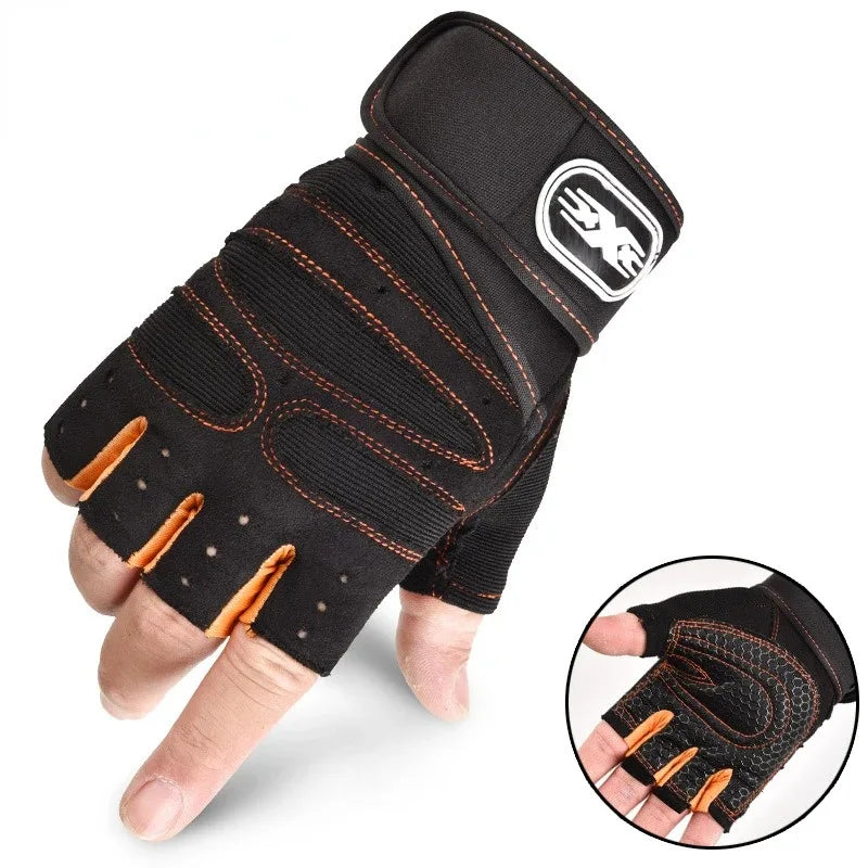 Guantes Deportivos Sin Dedos para Hombre y Mujer – Gimnasio Ciclismo Senderismo Boxeo