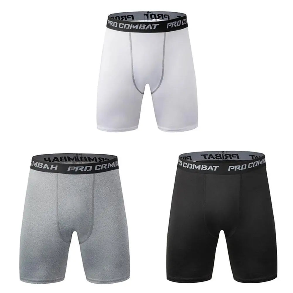 Shorts de Compresión para Hombre – Leggings Deportivos de Secado Rápido