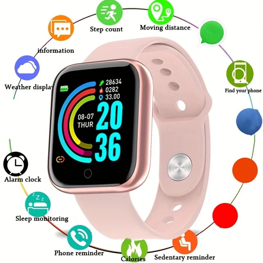 Smartwatch Unisex – Notificaciones y Monitor de Actividad Física