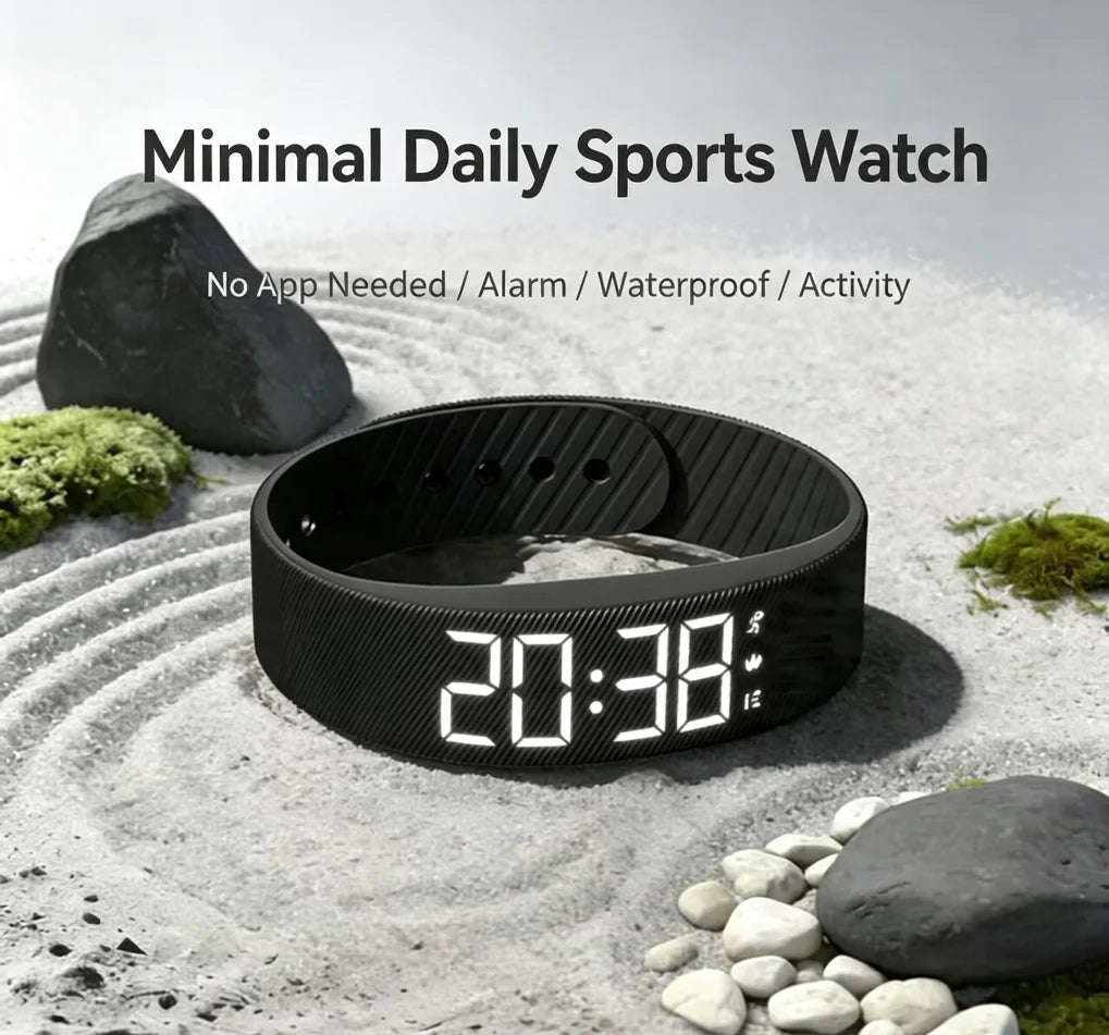 Pulsera Podómetro Inteligente – Contador de Pasos y Actividad