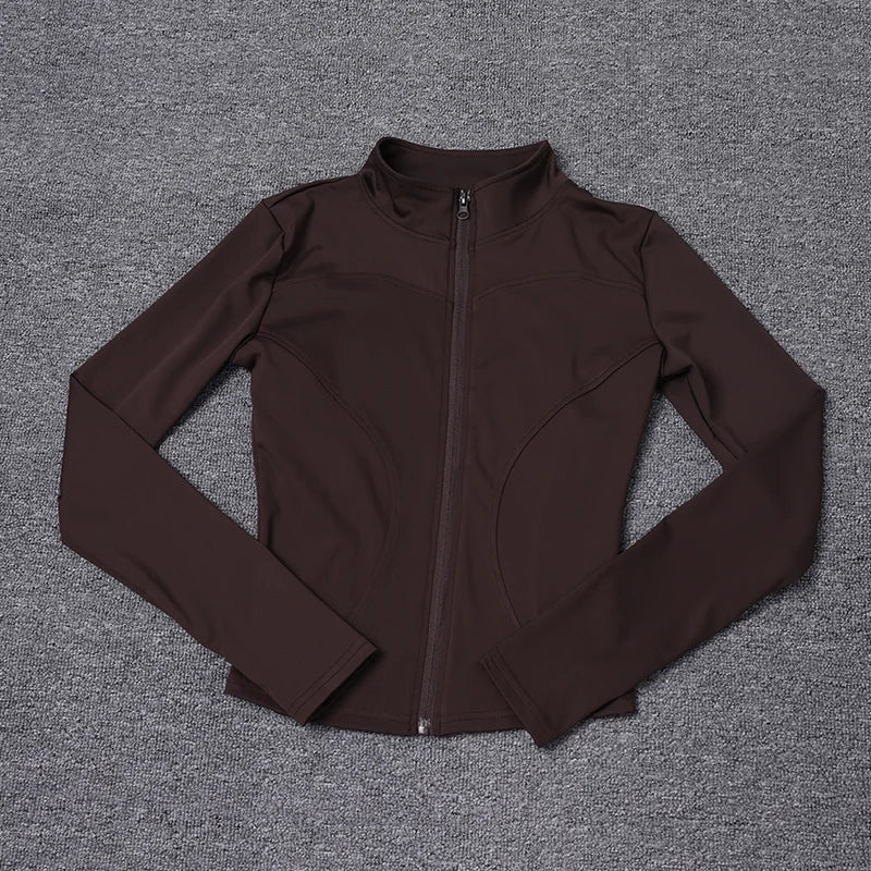 Chaqueta Deportiva Mujer – Manga Larga para Gym y Yoga