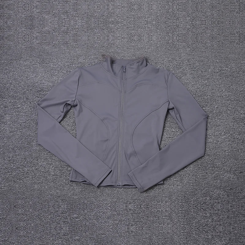 Chaqueta Deportiva Mujer – Manga Larga para Gym y Yoga