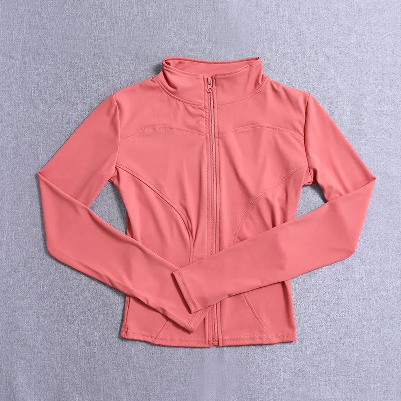 Chaqueta Deportiva Mujer – Manga Larga para Gym y Yoga