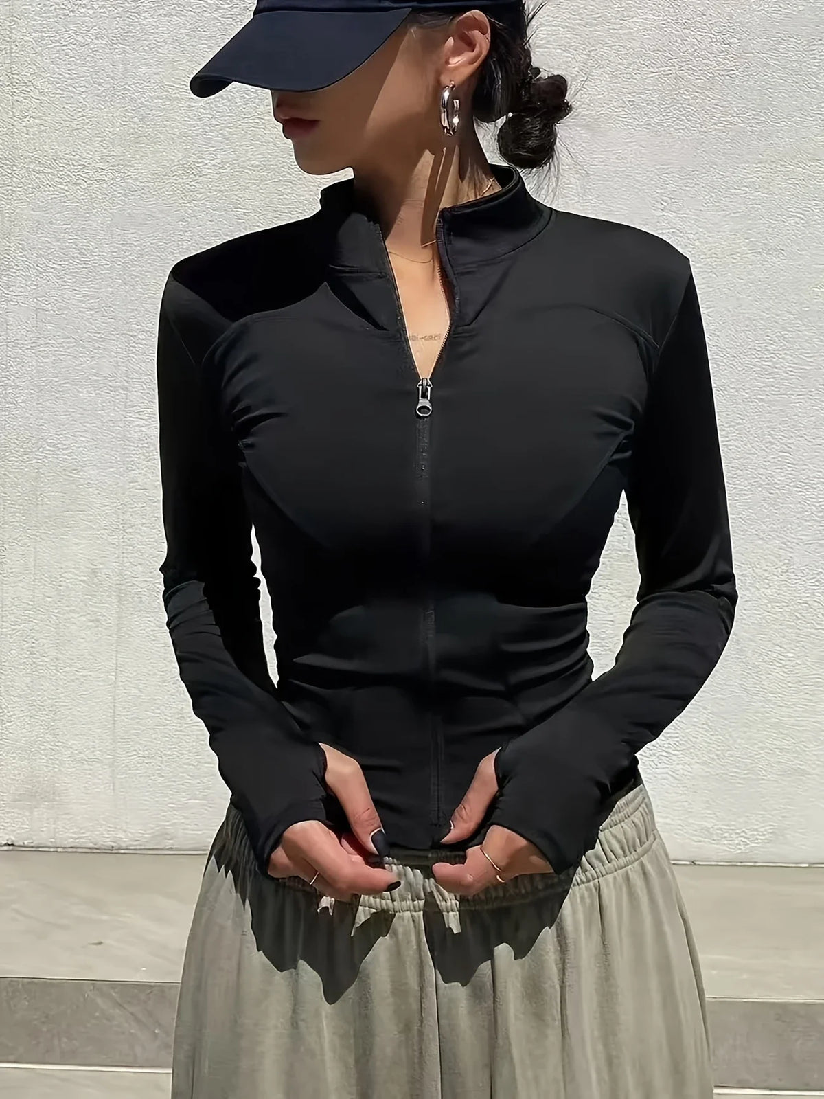 Chaqueta Deportiva de Secado Rápido para Mujer – Pilates y Running