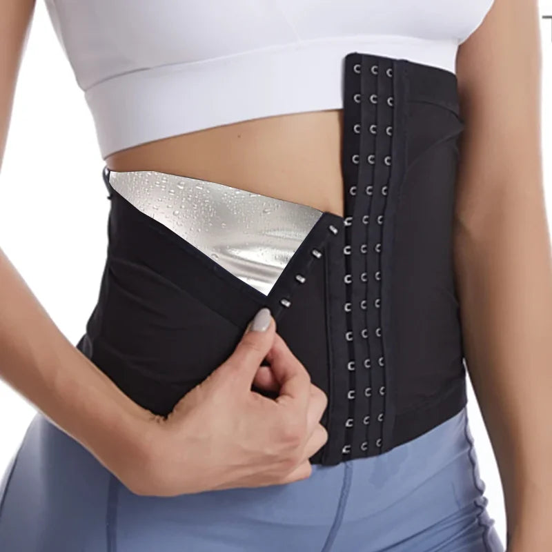 Cinturón Reductor Sauna para Mujer – Quema Grasa y Moldea la Cintura