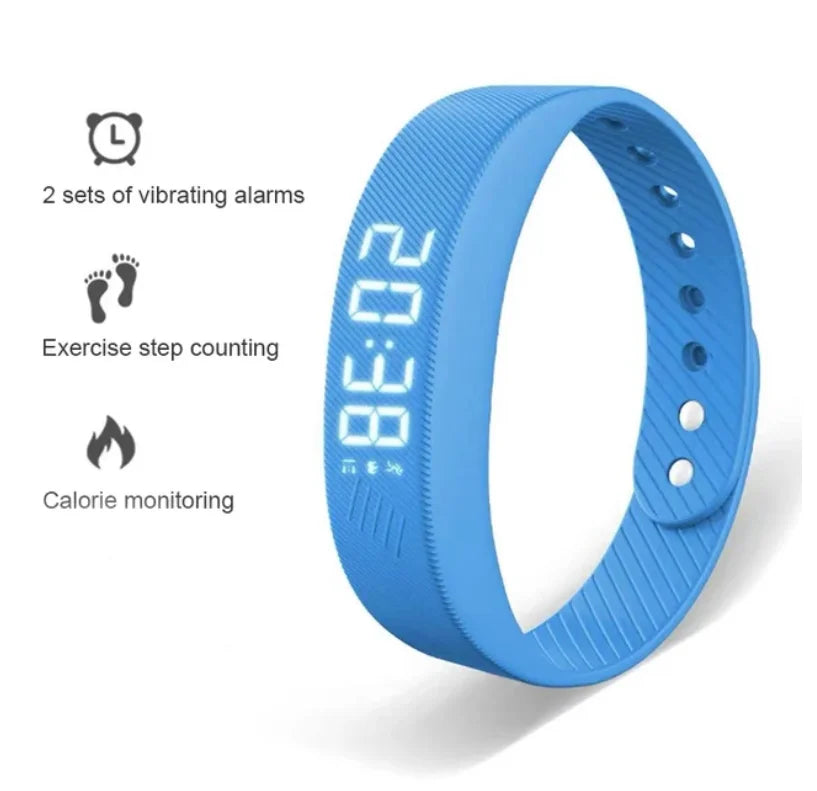 Pulsera Podómetro Inteligente – Contador de Pasos y Actividad