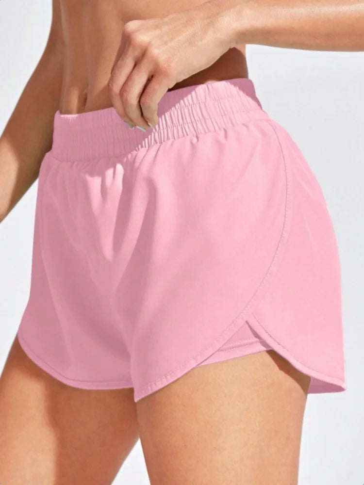 Shorts Elásticos de Yoga para Mujer – Running y Fitness