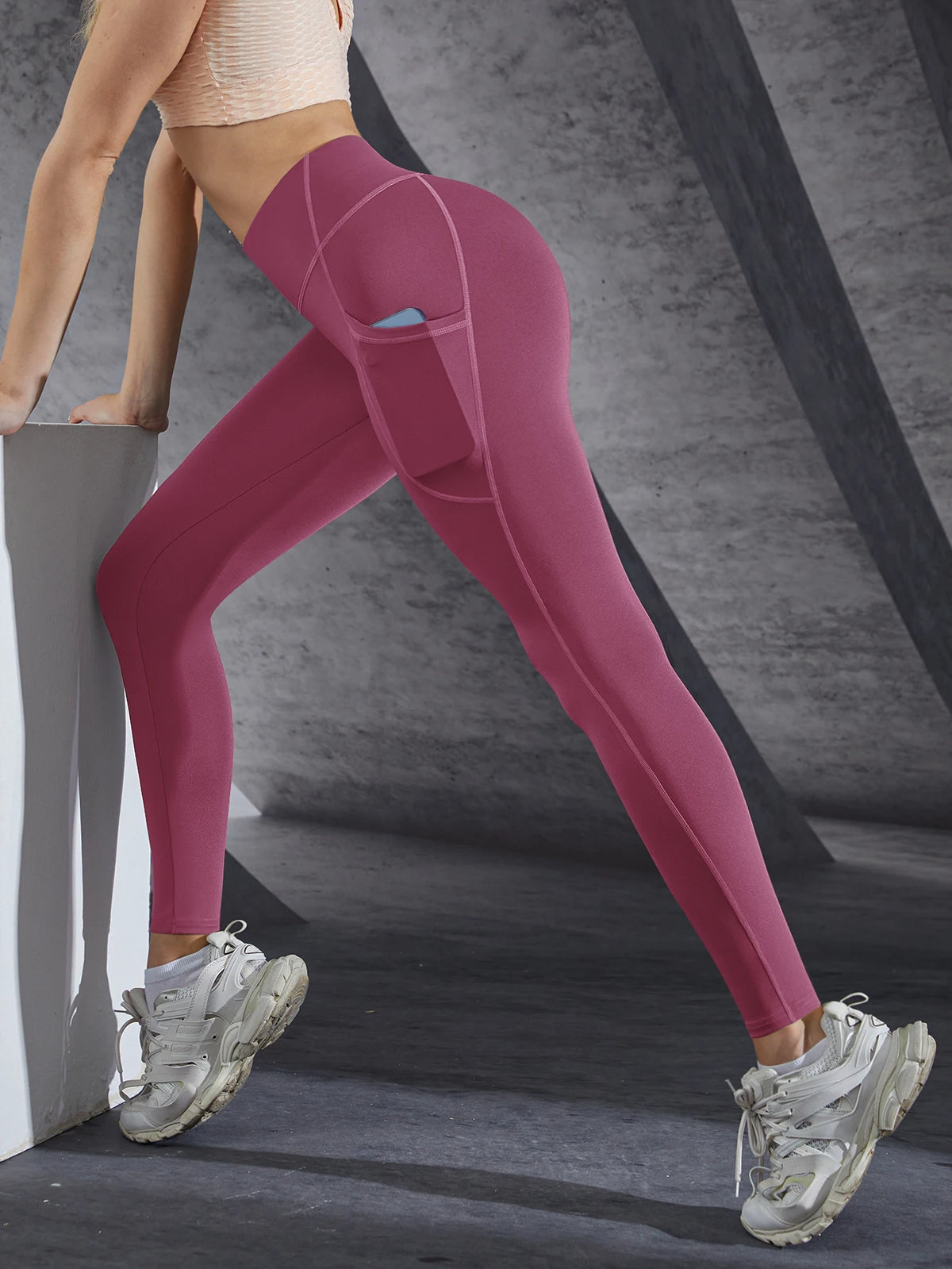 Leggings Deportivos para Mujer con Bolsillos – Cintura Alta para Yoga