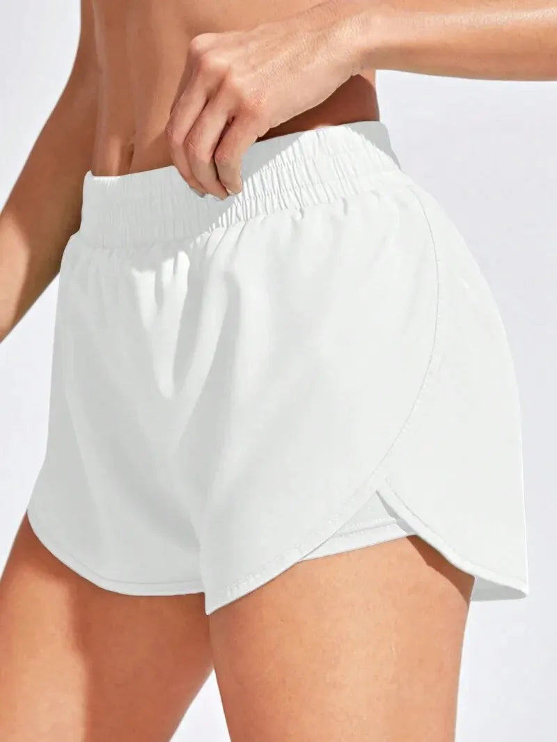 Shorts Elásticos de Yoga para Mujer – Running y Fitness