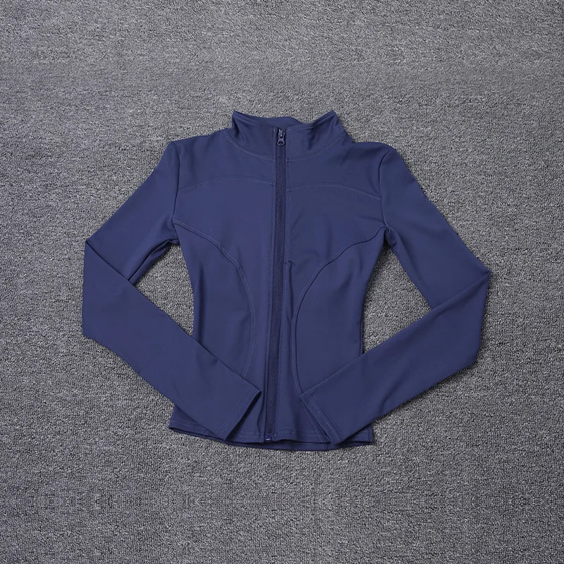 Chaqueta Deportiva Mujer – Manga Larga para Gym y Yoga