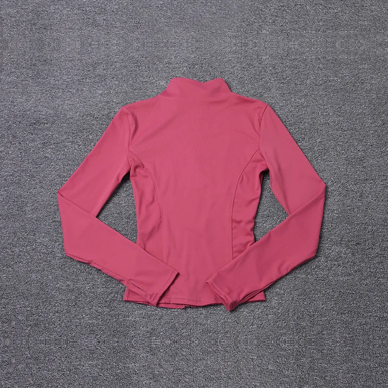 Chaqueta Deportiva Mujer – Manga Larga para Gym y Yoga