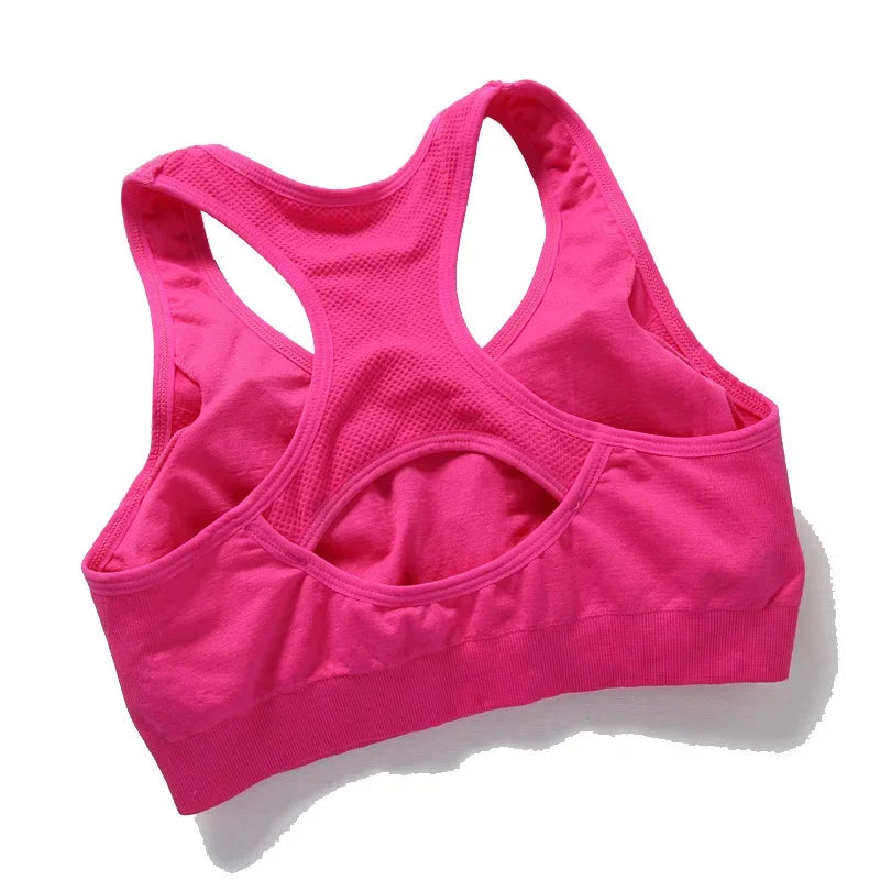 Sujetador deportivo de mujer con efecto push-up, top de fitness transpirable para correr