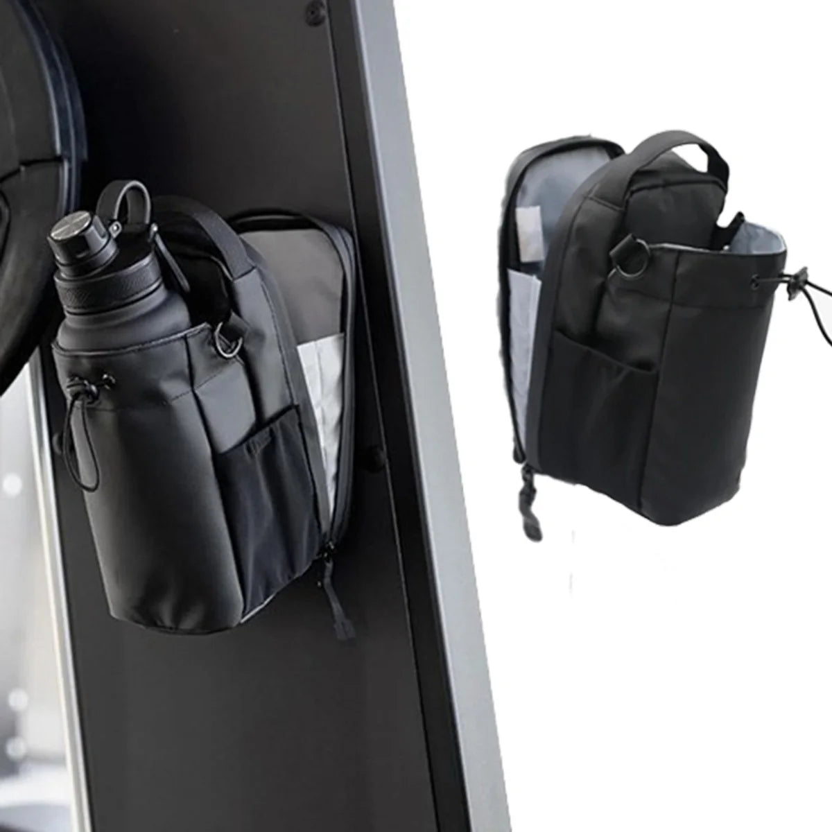 Bolsa Gym Magnética – Organizador con Bolsillo para Móvil y Botella