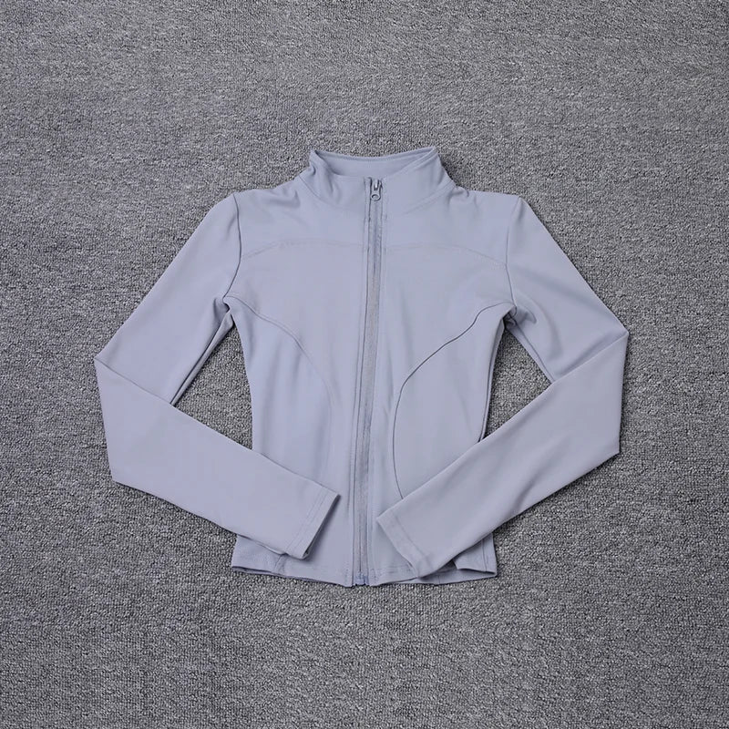 Chaqueta Deportiva Mujer – Manga Larga para Gym y Yoga