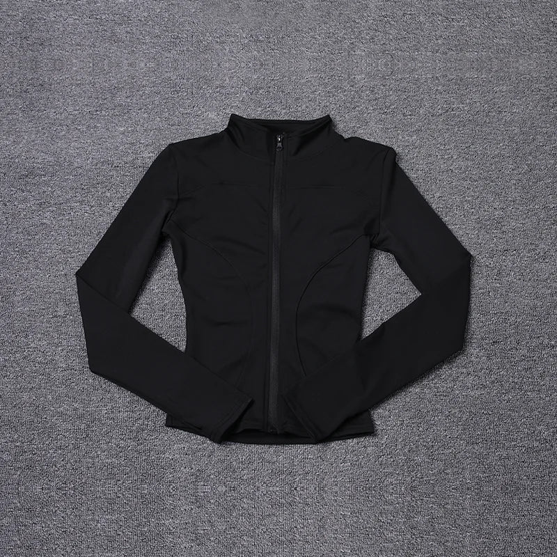 Chaqueta Deportiva Mujer – Manga Larga para Gym y Yoga