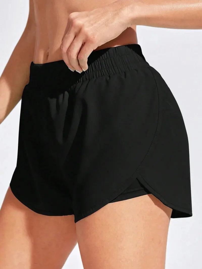 Shorts Elásticos de Yoga para Mujer – Running y Fitness