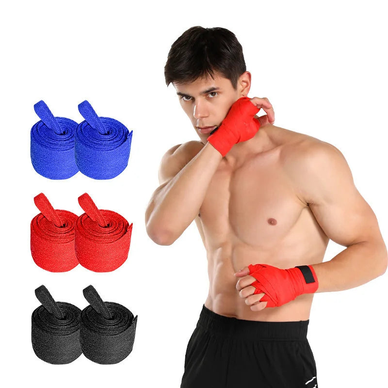 Vendas de Boxeo de Algodón – Correas para Manos MMA Sanda Kick Boxing (1.5 a 5M)