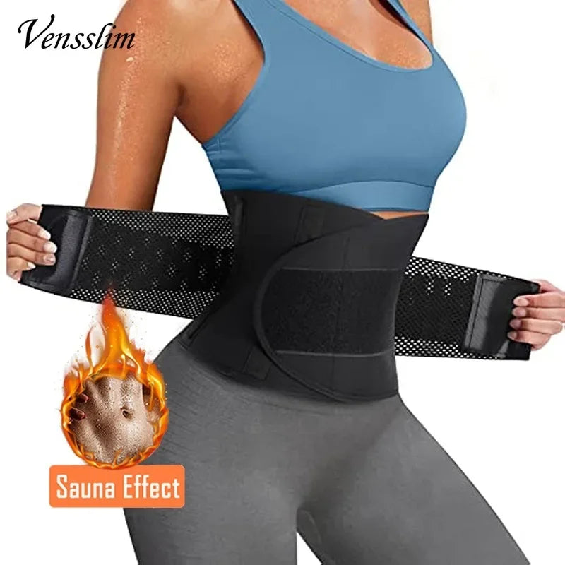Faja Sauna para Mujer – Cinturón Reductor de Abdomen y Modelador Corporal