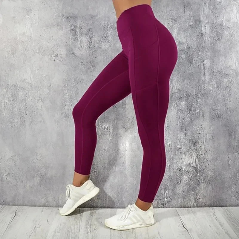 Legging Yoga Cintura Alta con Bolsillo – Moldeador