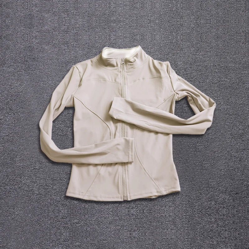 Chaqueta Deportiva Mujer – Manga Larga para Gym y Yoga