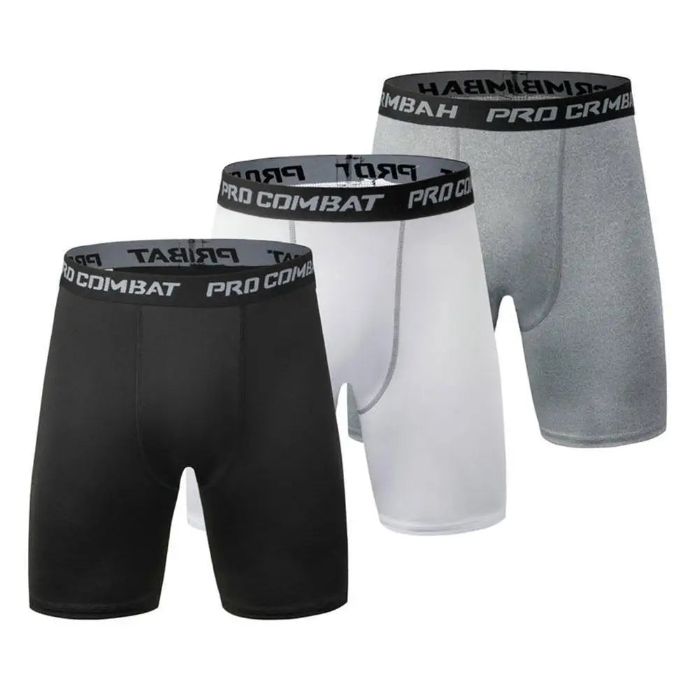 Shorts de Compresión para Hombre – Leggings Deportivos de Secado Rápido