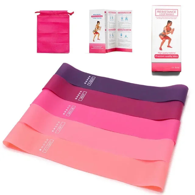 Bandas Elásticas Fitness Portátiles – Yoga, Pilates y Crossfit