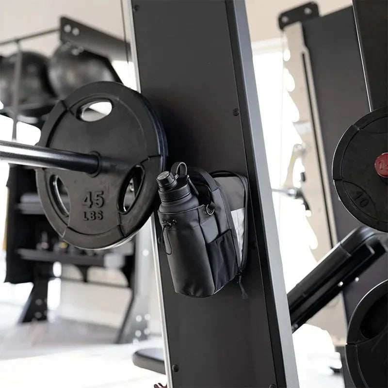 Bolsa Gym Magnética – Organizador con Bolsillo para Móvil y Botella