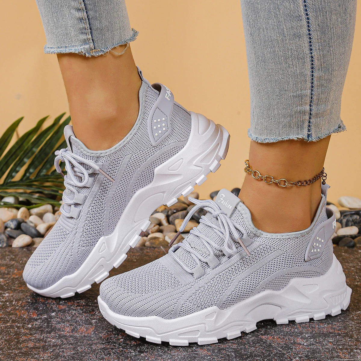 Zapatillas Deportivas Mujer 2025 – Malla Transpirable y Ligera