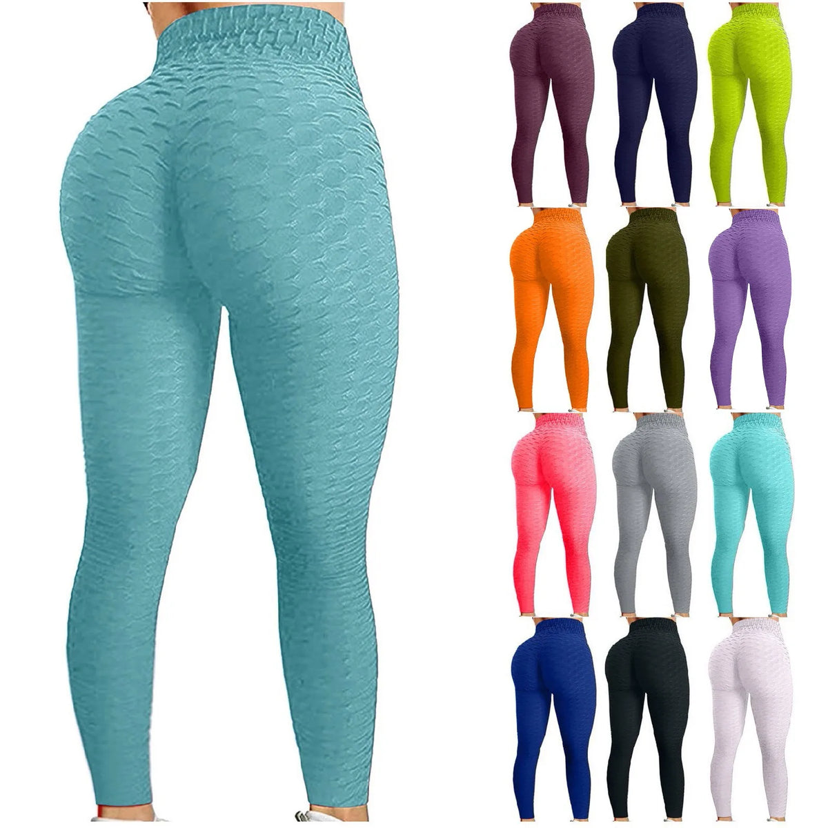 Leggings de Yoga para Mujer – Cintura Alta, Efecto Push Up y Secado Rápido