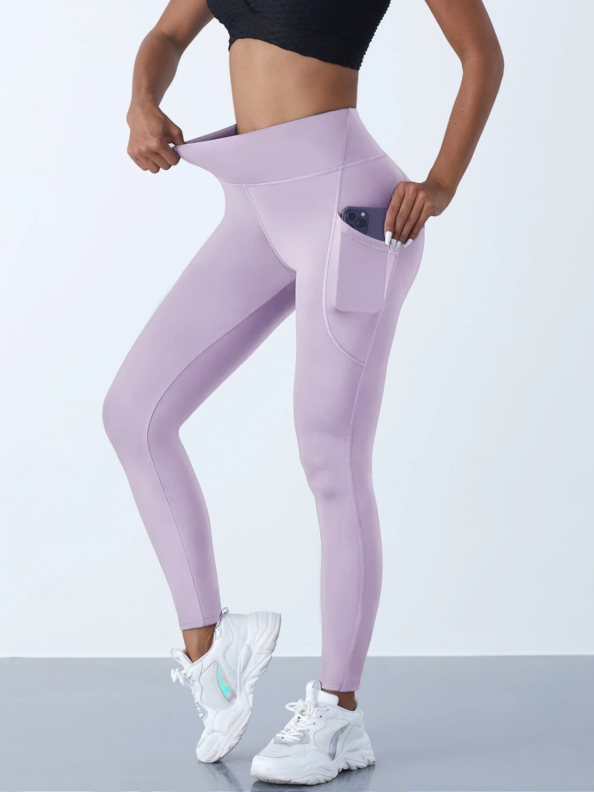 Leggings Deportivos para Mujer con Bolsillos – Cintura Alta para Yoga
