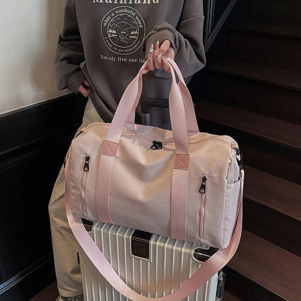Bolsa Deportiva de Viaje Mujer – Impermeable Seco y Húmedo