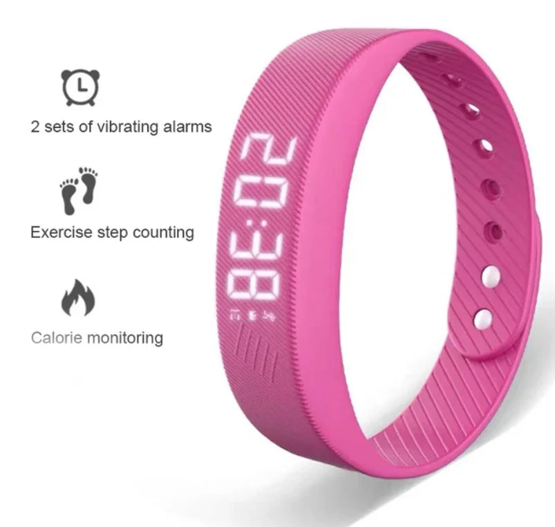 Pulsera Podómetro Inteligente – Contador de Pasos y Actividad