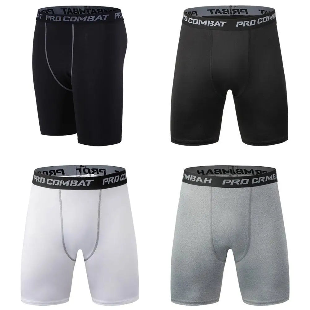 Shorts de Compresión para Hombre – Leggings Deportivos de Secado Rápido