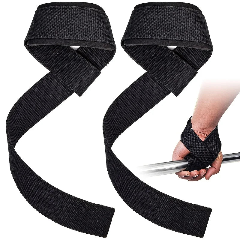 Correas de Muñeca para Levantamiento de Pesas – Agarre Extra para Gimnasio y Entrenamiento de Fuerza