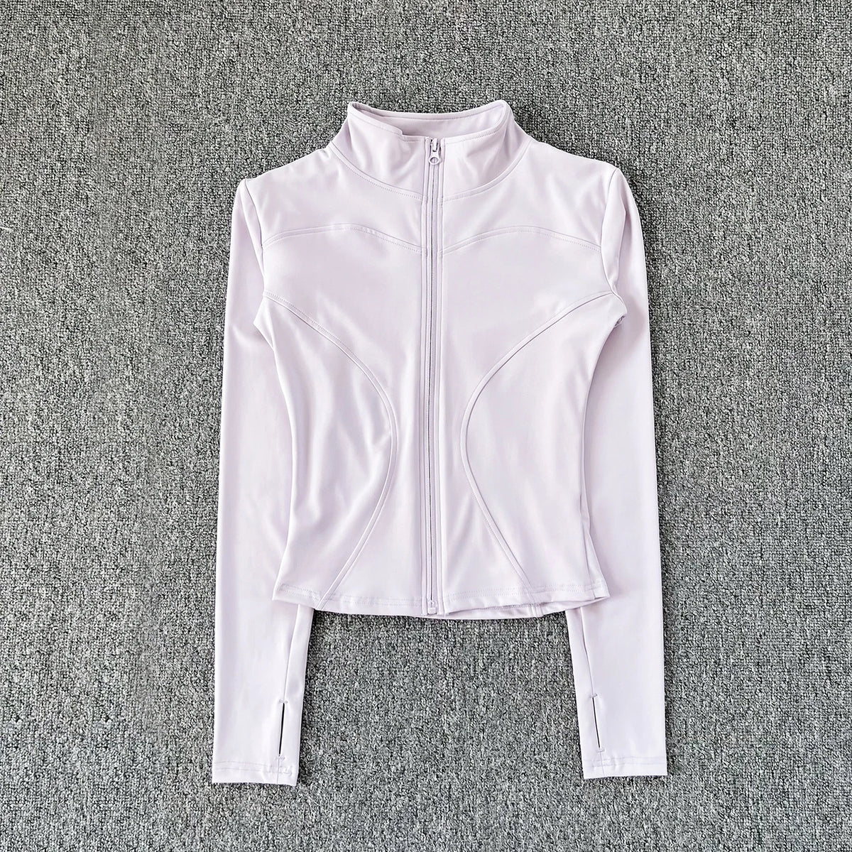 Chaqueta Deportiva Mujer – Manga Larga para Gym y Yoga