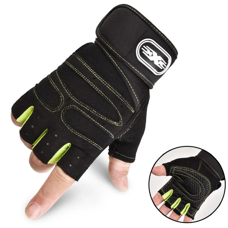 Guantes Deportivos Sin Dedos para Hombre y Mujer – Gimnasio Ciclismo Senderismo Boxeo
