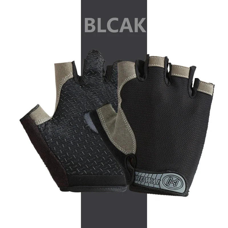 Guantes Deportivos Sin Dedos para Hombre y Mujer – Gimnasio Ciclismo Senderismo Boxeo
