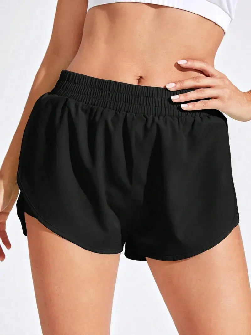 Shorts Elásticos de Yoga para Mujer – Running y Fitness