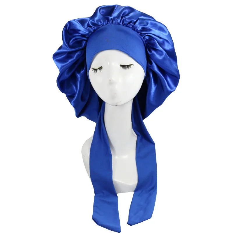 Gorro de Dormir de Satén – Cuidado del Cabello Mientras Duermes