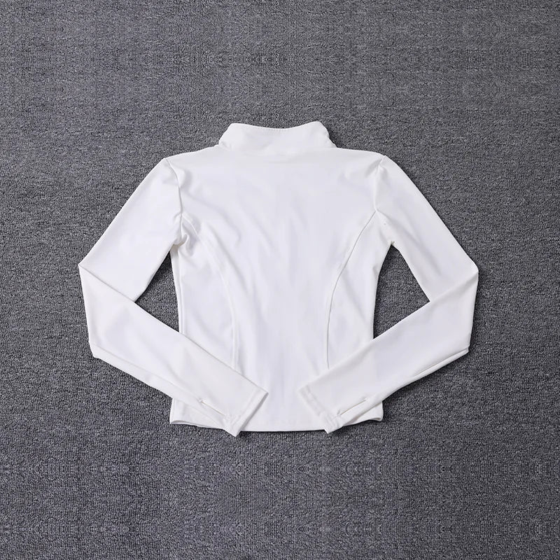 Chaqueta Deportiva Mujer – Manga Larga para Gym y Yoga
